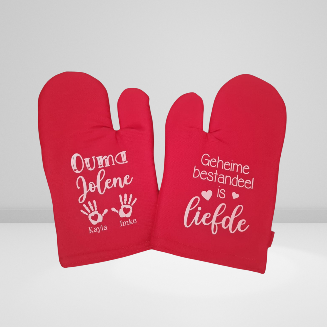 Personalised Oven Gloves