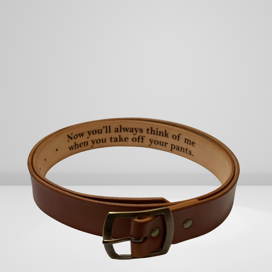 Personalised Engraved Belt