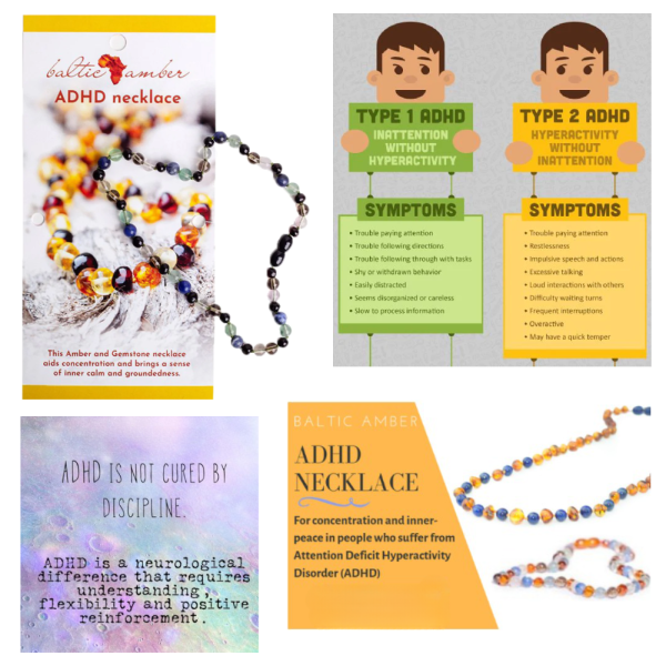 Baltic Amber Necklace for ADHD Children