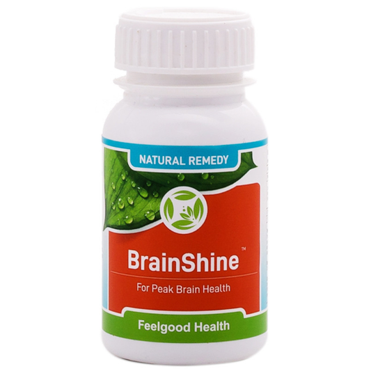 Feelgood BrainShine - Herbal Brain Tonic boosts memory & brain functioning