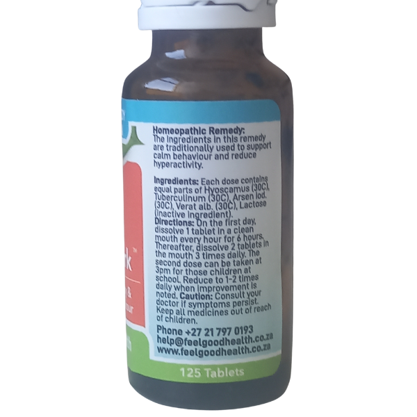 Feelgood BrightSpark: Natural ADHD remedy for hyperactivity & behavioural problems