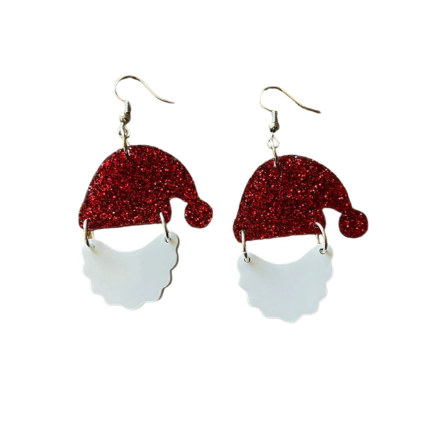 Christmas Perspex Earrings