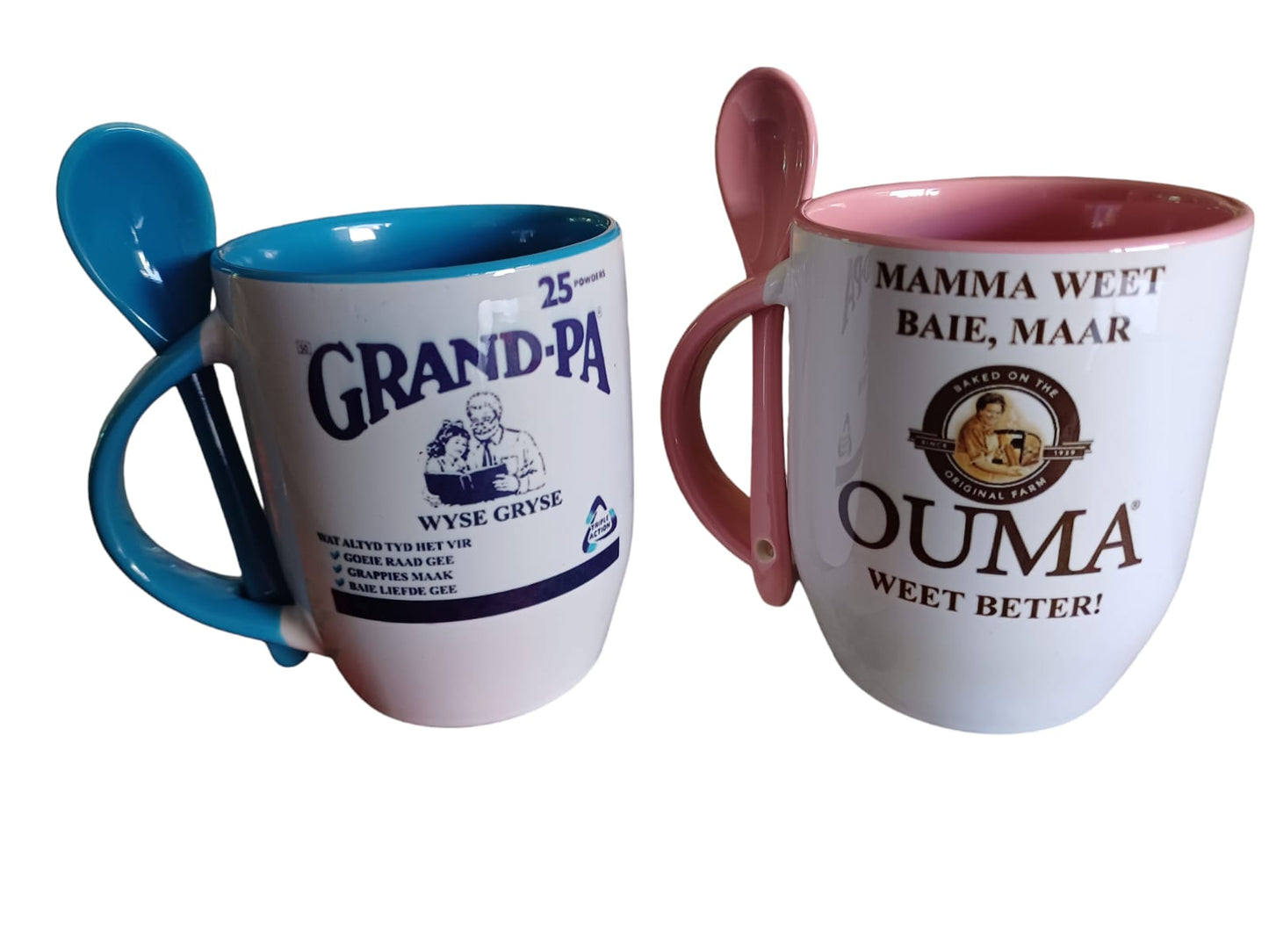 Personalized Coffee Mug with Spoon