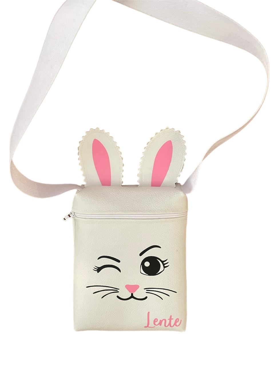 Leatherette Small Bunny Sling Bag