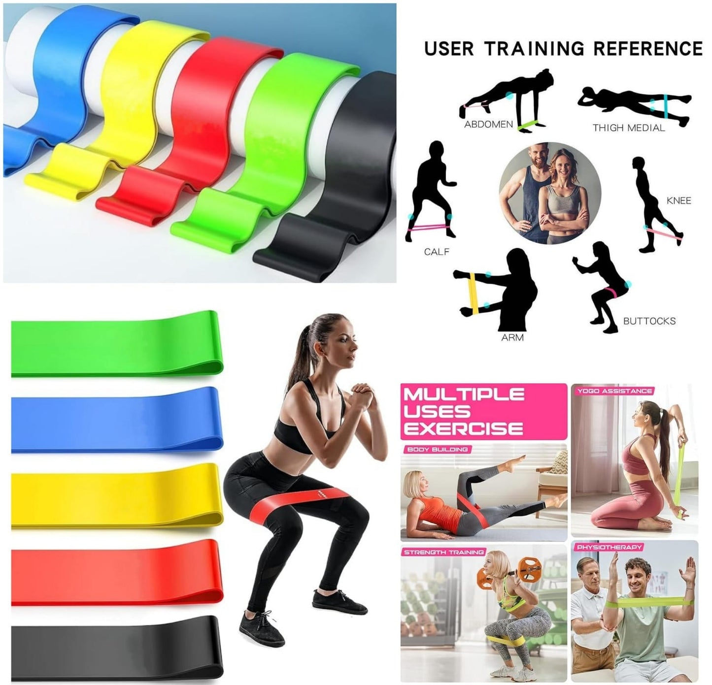 Exercise Resistant Belt Set