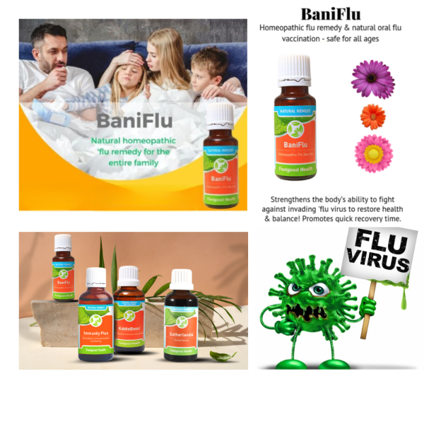 Feelgood Health BaniFlu Natural Homeopathic Flu Remedy - 125 Tablets