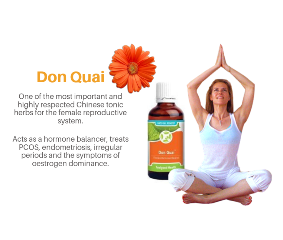 Feelgood Health Don Quai Female Hormone Balance Remedy Drops