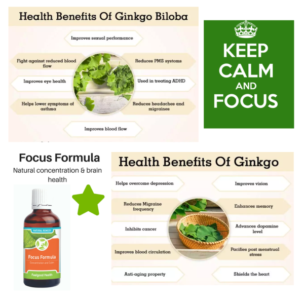 Feelgood Focus & Calm: Natural help for concentration and ADHD