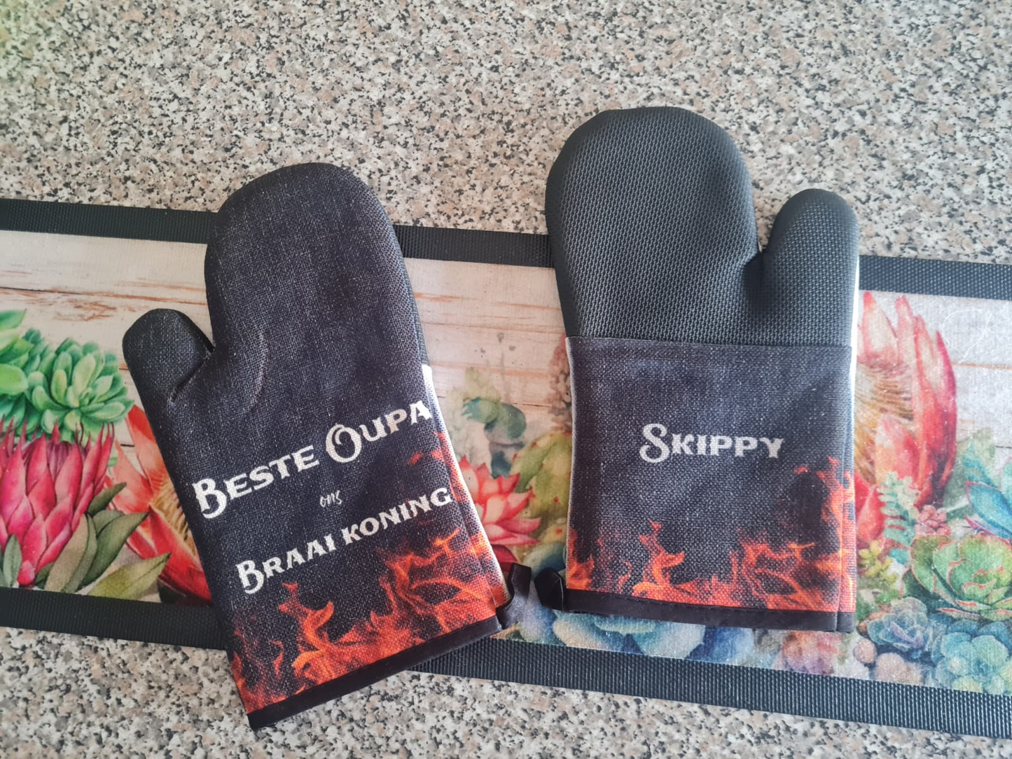 Personalized Printed Heavy Duty Braai Glove