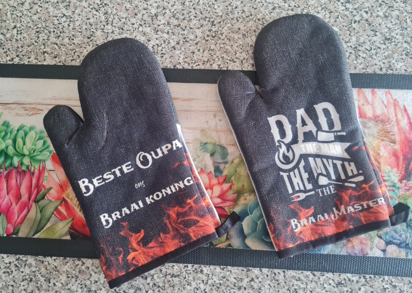 Personalized Printed Heavy Duty Braai Glove