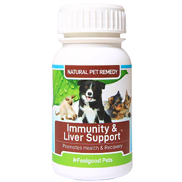 Feelgood Pets Immunity & Liver Support: Natural immunity tonic for pets