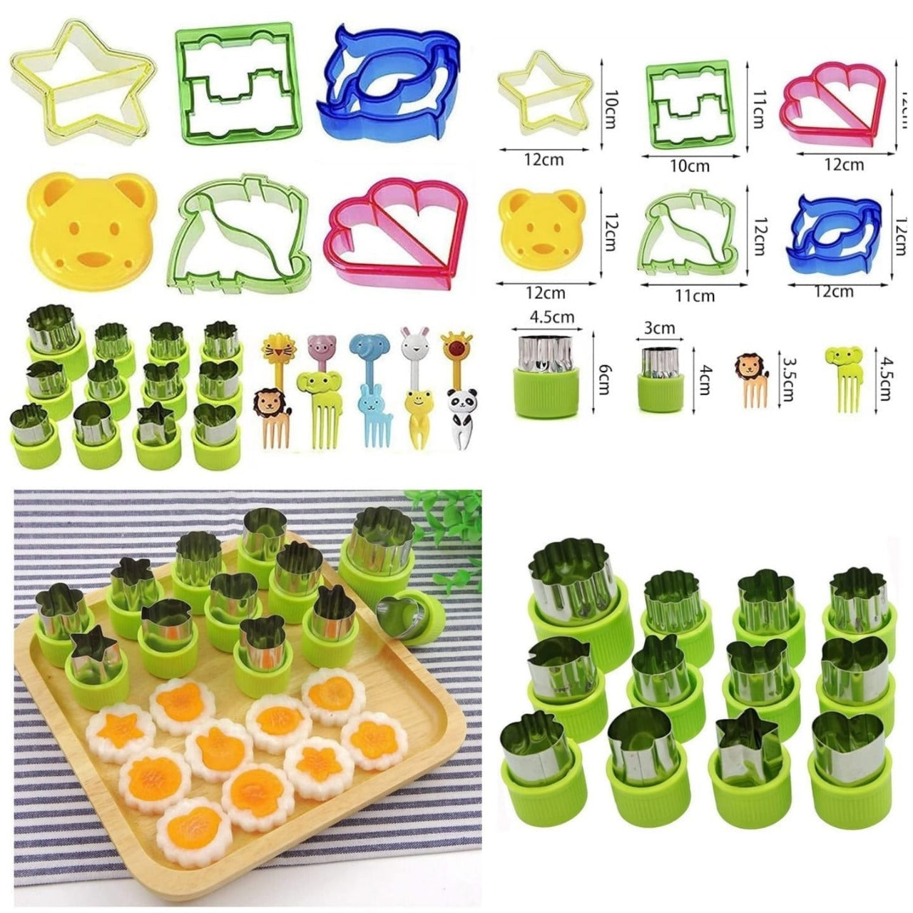 Kids Sandwich Cutters Set 28pc