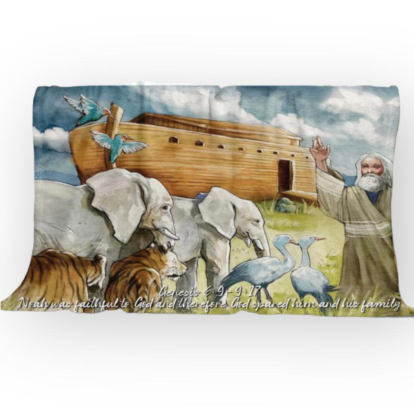 Printed Coral Fleece Blanket - Bible Desings 72cm x 100cm (Baby Blanket)