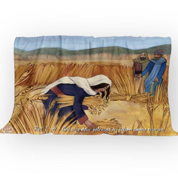 Printed Coral Fleece Blanket - Bible Desings 1.5m x 1.5m