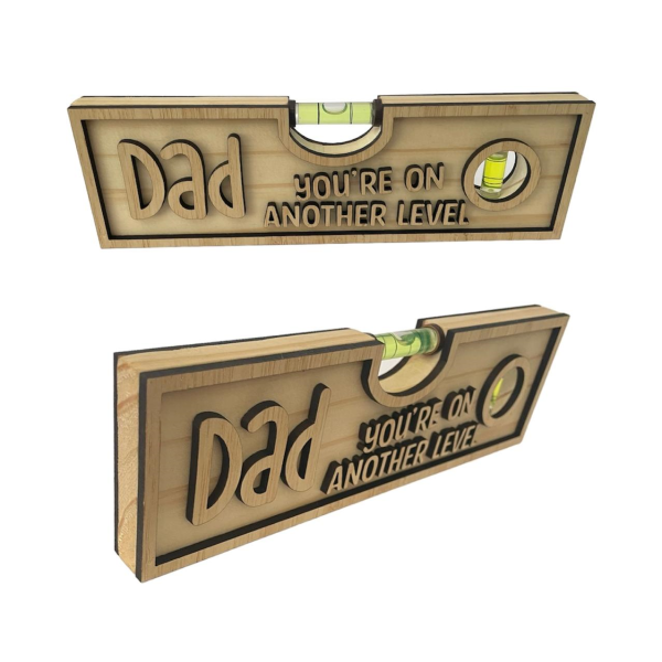 Wooden Level - Dad