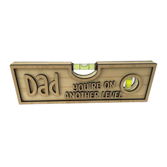 Wooden Level - Dad