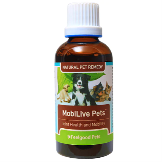 Feelgood MobiLive Pets - Natural herbal joint pain & stiffness relief for dogs & cats