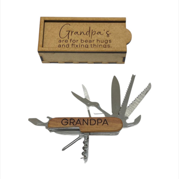 Standard Engraved Multi Tool - Grandpa