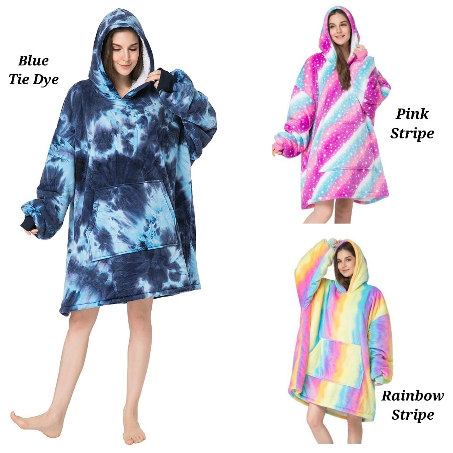 Adult Oversized Blanket Hoodie