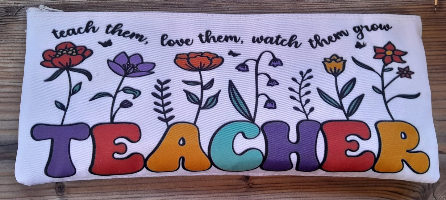 Teacher Gift Printed Pencil Bag (35cm x 15cm)