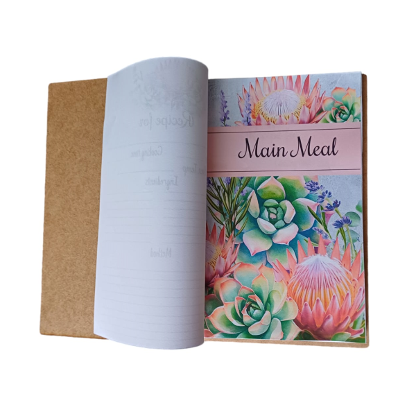 Hard Cover Recipe Book - Mom's Cooking Is Love Made Visible