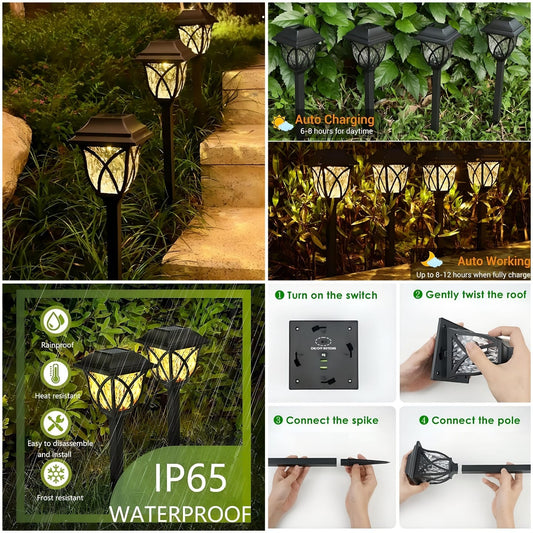 Six Pack Solar Pathway Lights