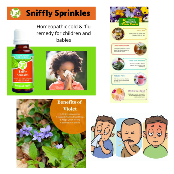 Feelgood Health Sniffly Sprinkles Cold & Flu Remedy For Children - 20g