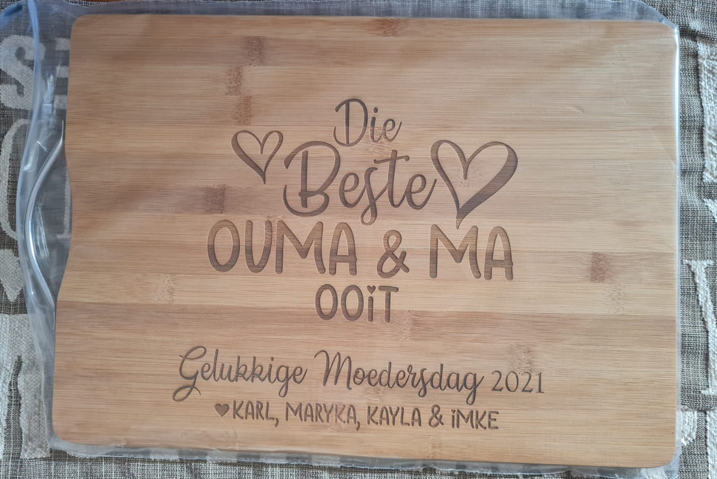 Personalized Engraved Cutting Board