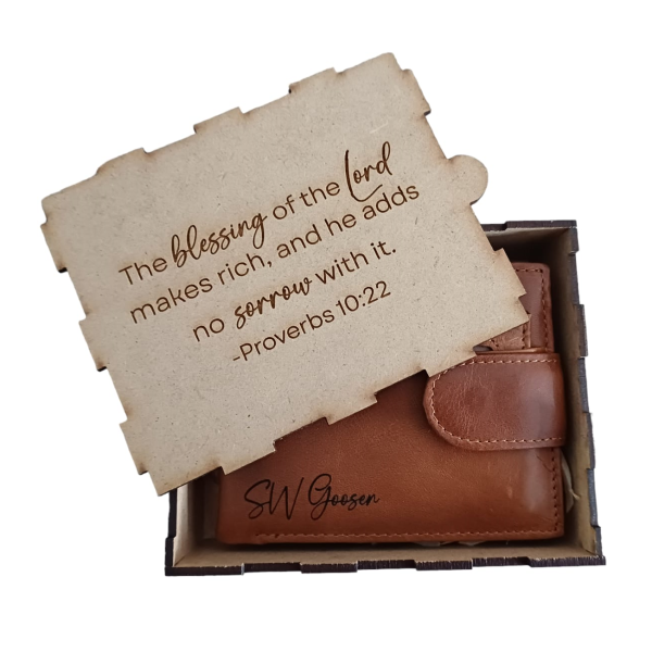 Personalised Engraved Men's Wallet