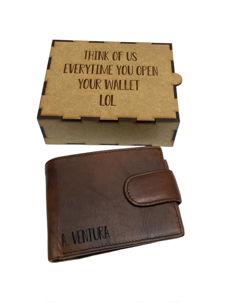 Personalised Engraved Men's Wallet