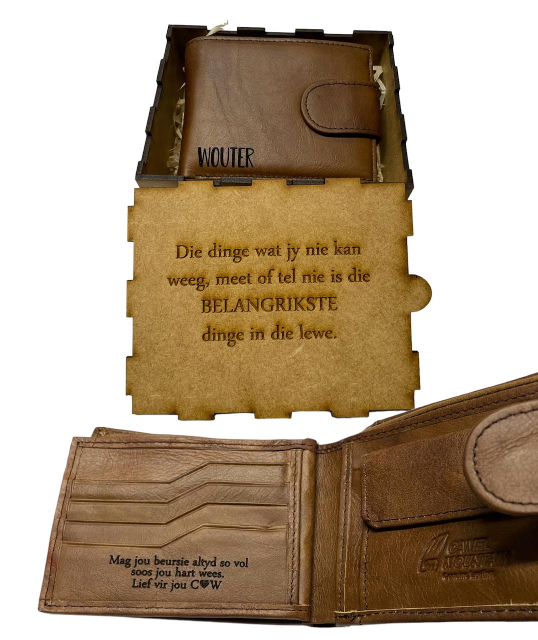 Personalised Engraved Men's Wallet